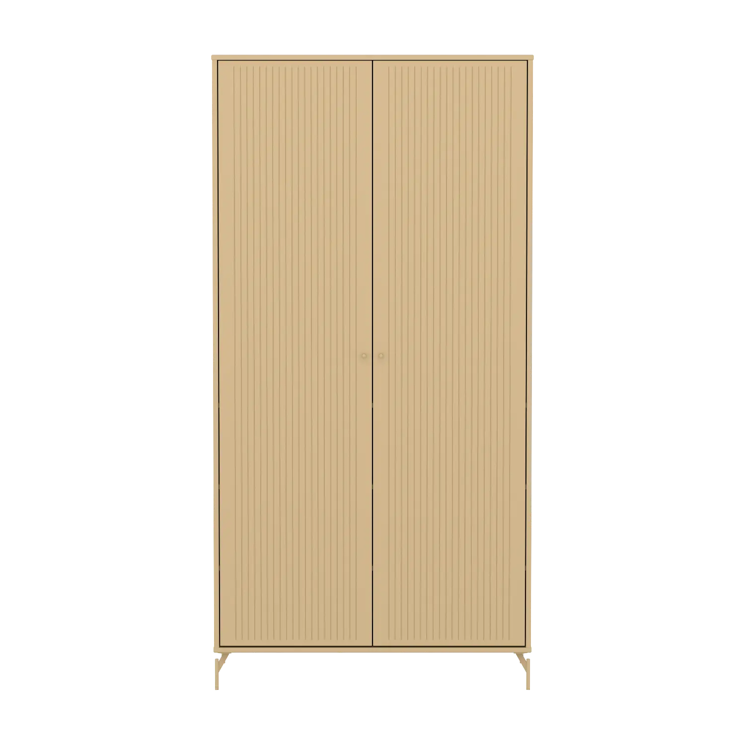 SAGA Wardrobe, 2 door, Sand with grooves WARDROBE ACTIVE flexa-com.myshopify.com