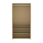 SAGA Wardrobe, 2 door, Sand with grooves WARDROBE _badge_bestseller flexa-com.myshopify.com