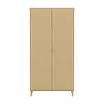 SAGA Wardrobe, 2 door, Sand with grooves WARDROBE _badge_bestseller flexa-com.myshopify.com