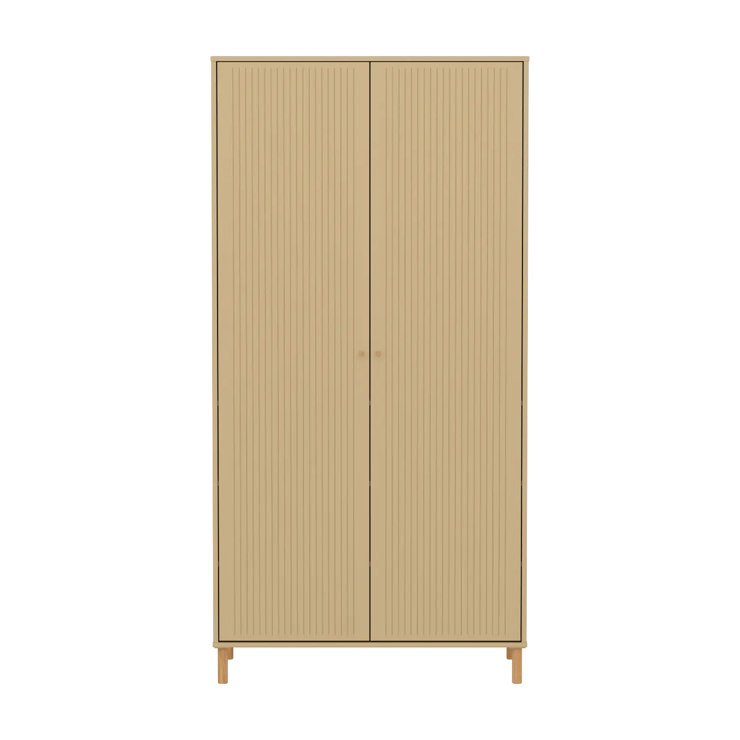 SAGA Wardrobe, 2 door, Sand with grooves WARDROBE _badge_bestseller flexa-com.myshopify.com