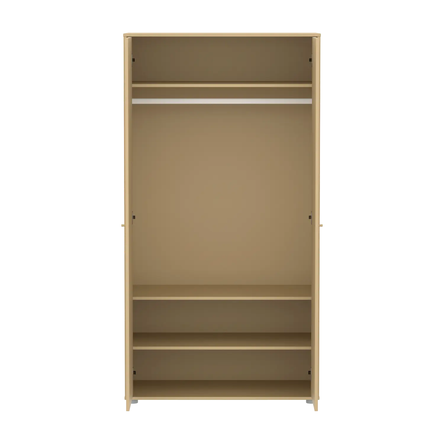 SAGA Wardrobe, 2 door, Sand with grooves WARDROBE _badge_bestseller flexa-com.myshopify.com