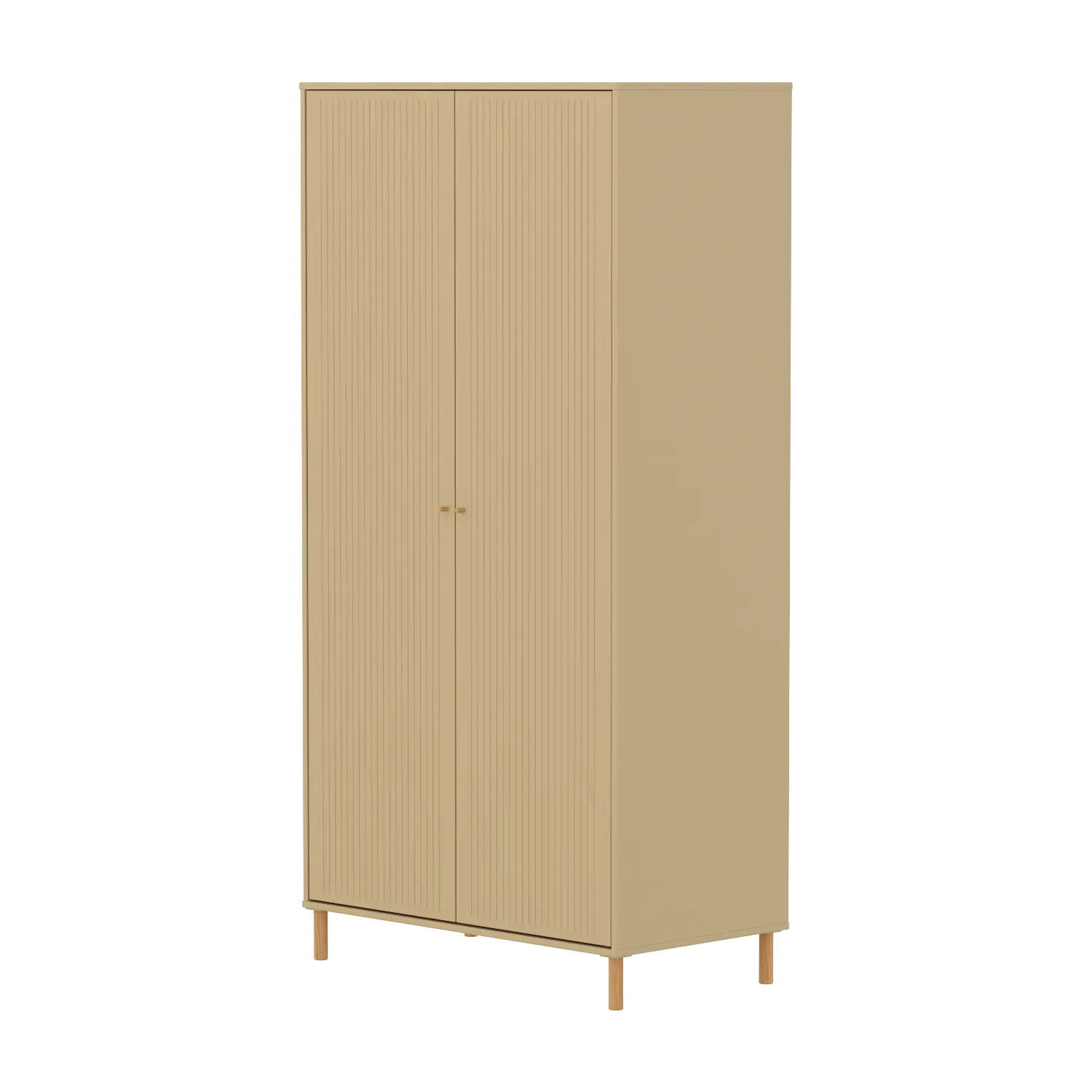 SAGA Wardrobe, 2 door, Sand with grooves WARDROBE _badge_bestseller flexa-com.myshopify.com
