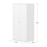 SAGA Wardrobe, 2 door, White WARDROBE ACTIVE flexa-com.myshopify.com
