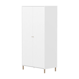 SAGA Wardrobe, 2 door, White with grooves WARDROBE ACTIVE flexa-com.myshopify.com