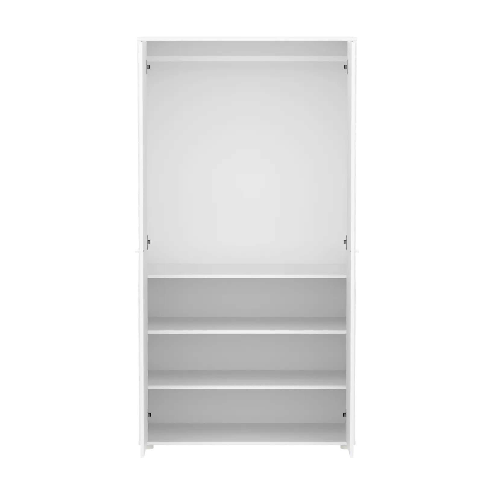 SAGA Wardrobe, 2 door, White with grooves WARDROBE ACTIVE flexa-com.myshopify.com