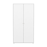 SAGA Wardrobe, 2 door, White with grooves WARDROBE ACTIVE flexa-com.myshopify.com