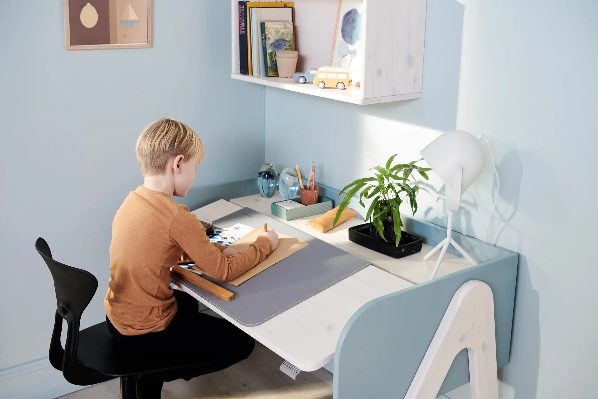 STUDY Desk pad, Dark Montain Grey, 66x43 cm DESK-ACCESSORY_DESK-PAD_STUDY ACTIVE flexa-com.myshopify.com