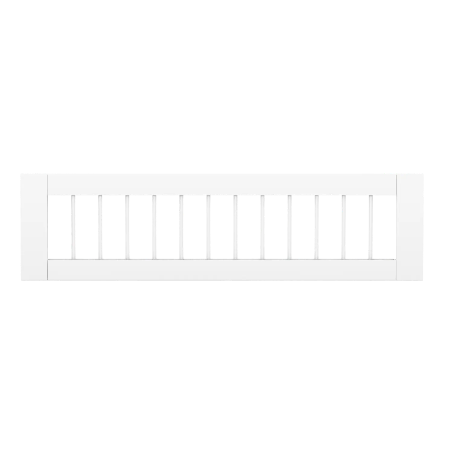 Safety Rail, 1/2, White FLEXA SAFETYRAIL safety-rail-front-for-slide-w-crossbars-f-wht-1-2-200-cm   200 flexa-com.myshopify.com