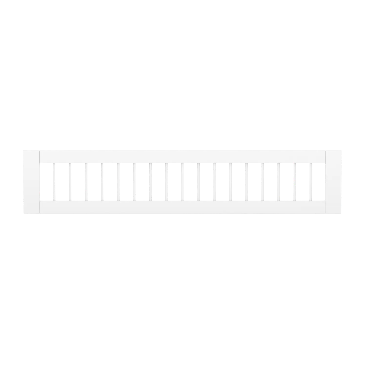Safety Rail, 3/4, White FLEXA SAFETYRAIL safety-rail-front-w-bars-birch-f-wht-3-4-200-cm   200 flexa-com.myshopify.com