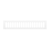 Safety Rail, 3/4, White FLEXA SAFETYRAIL safety-rail-front-w-bars-birch-f-wht-3-4-200-cm   200 flexa-com.myshopify.com