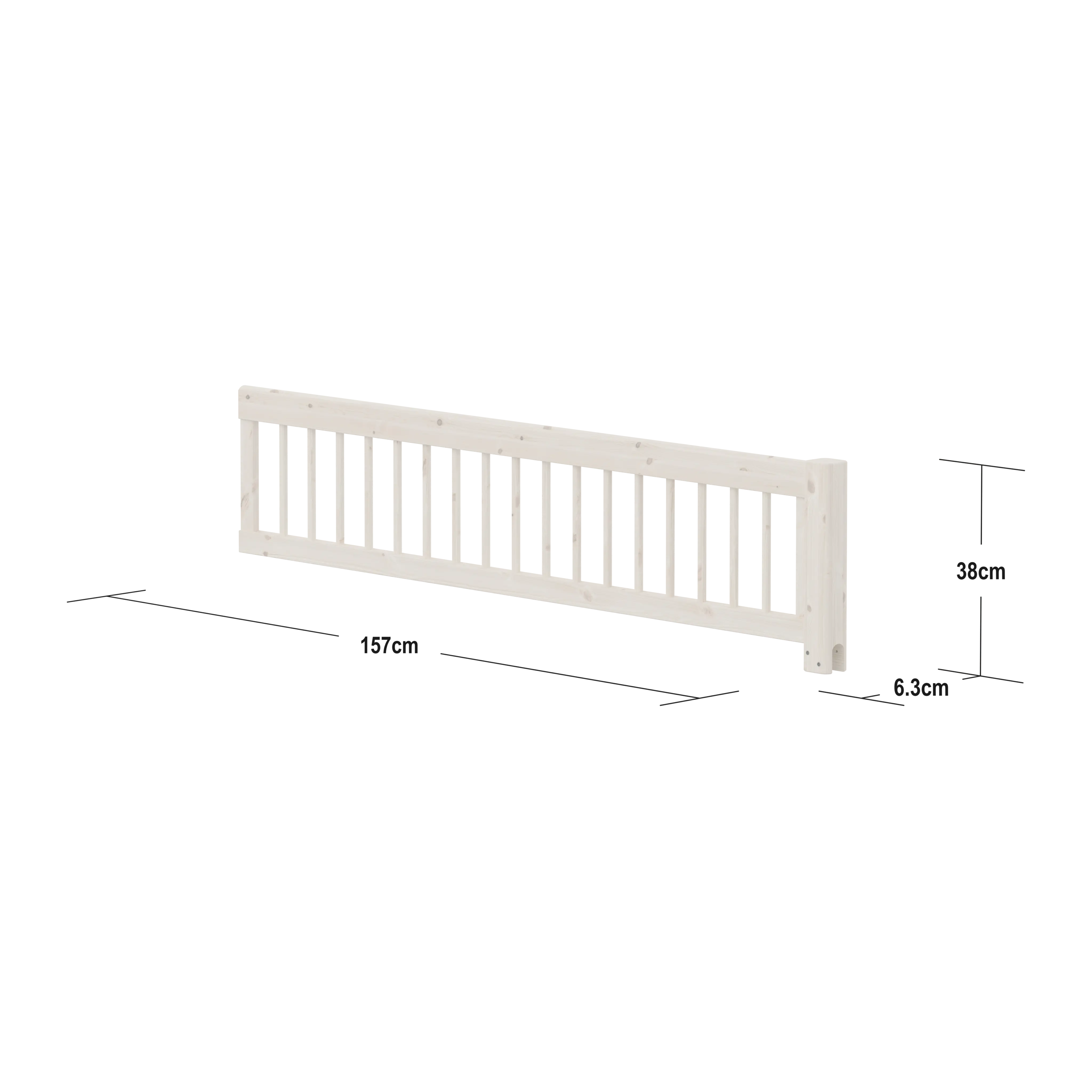 Safety Rail, 3/4, White SAFETYRAIL 200 flexa-com.myshopify.com