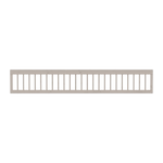 Safety Rail Full-Length, 200 cm, Grey SAFETYRAIL 200 flexa-com.myshopify.com