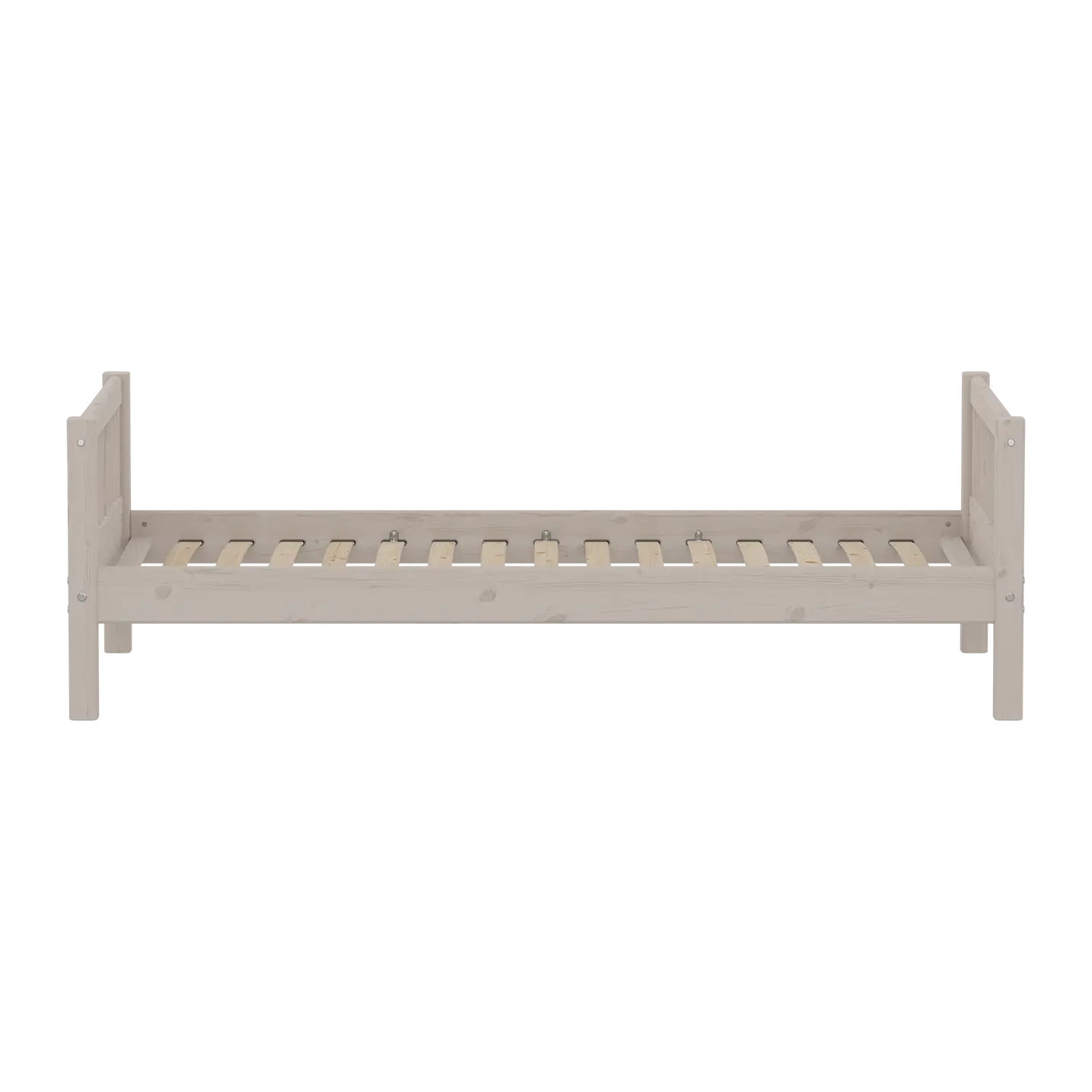 Single Bed, 90x200 cm, Grey SINGLE_BED 200 flexa-com.myshopify.com