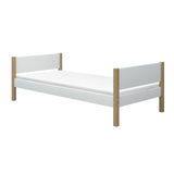 Single Bed, 90x200 cm, White/Oak SINGLE_BED 200 flexa-com.myshopify.com