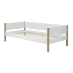 Single Bed, 90x200 cm, White/Oak SINGLE_BED 200 flexa-com.myshopify.com