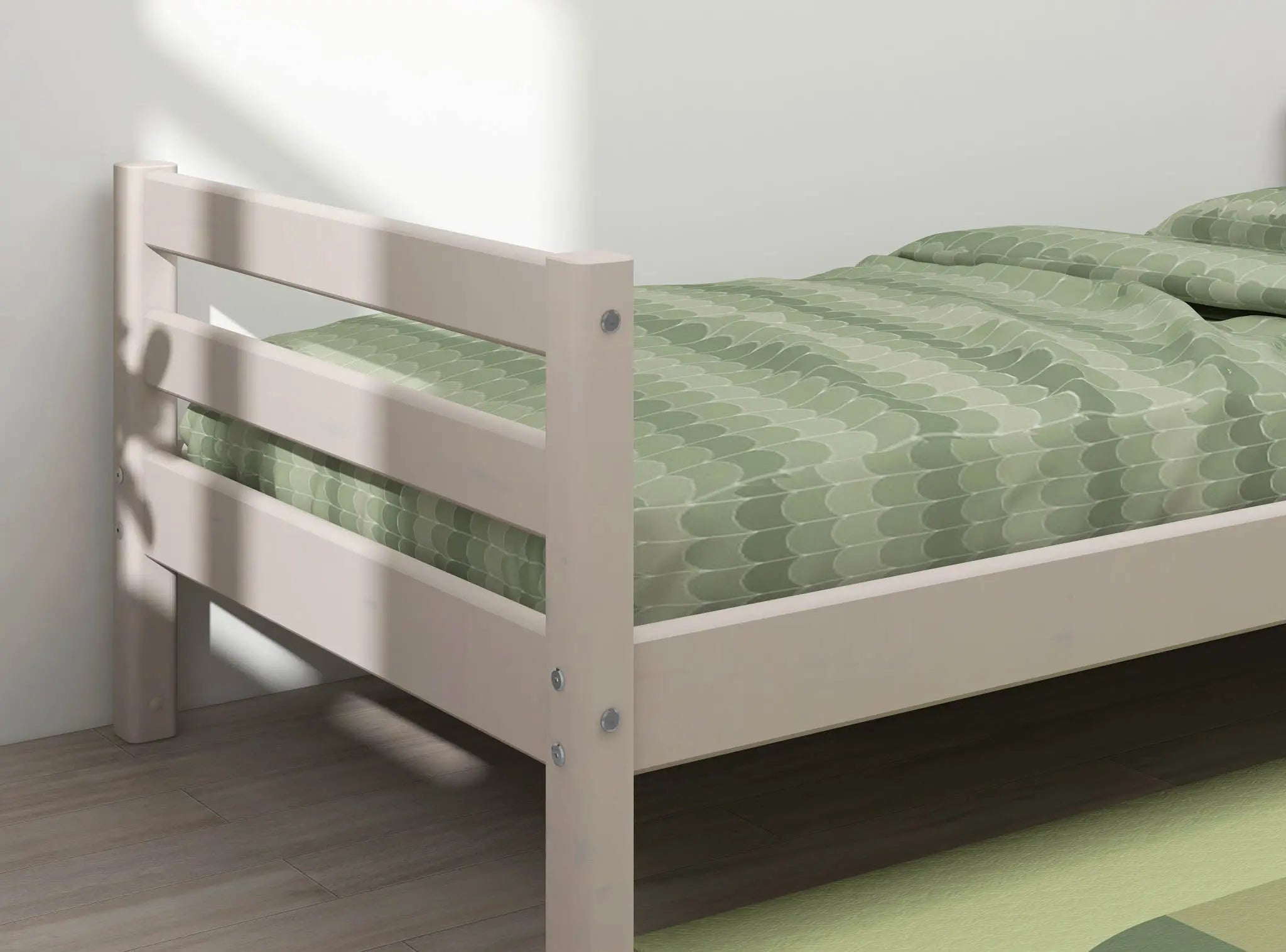 Single Bed, 90x200 cm, White SINGLE_BED 200 flexa-com.myshopify.com