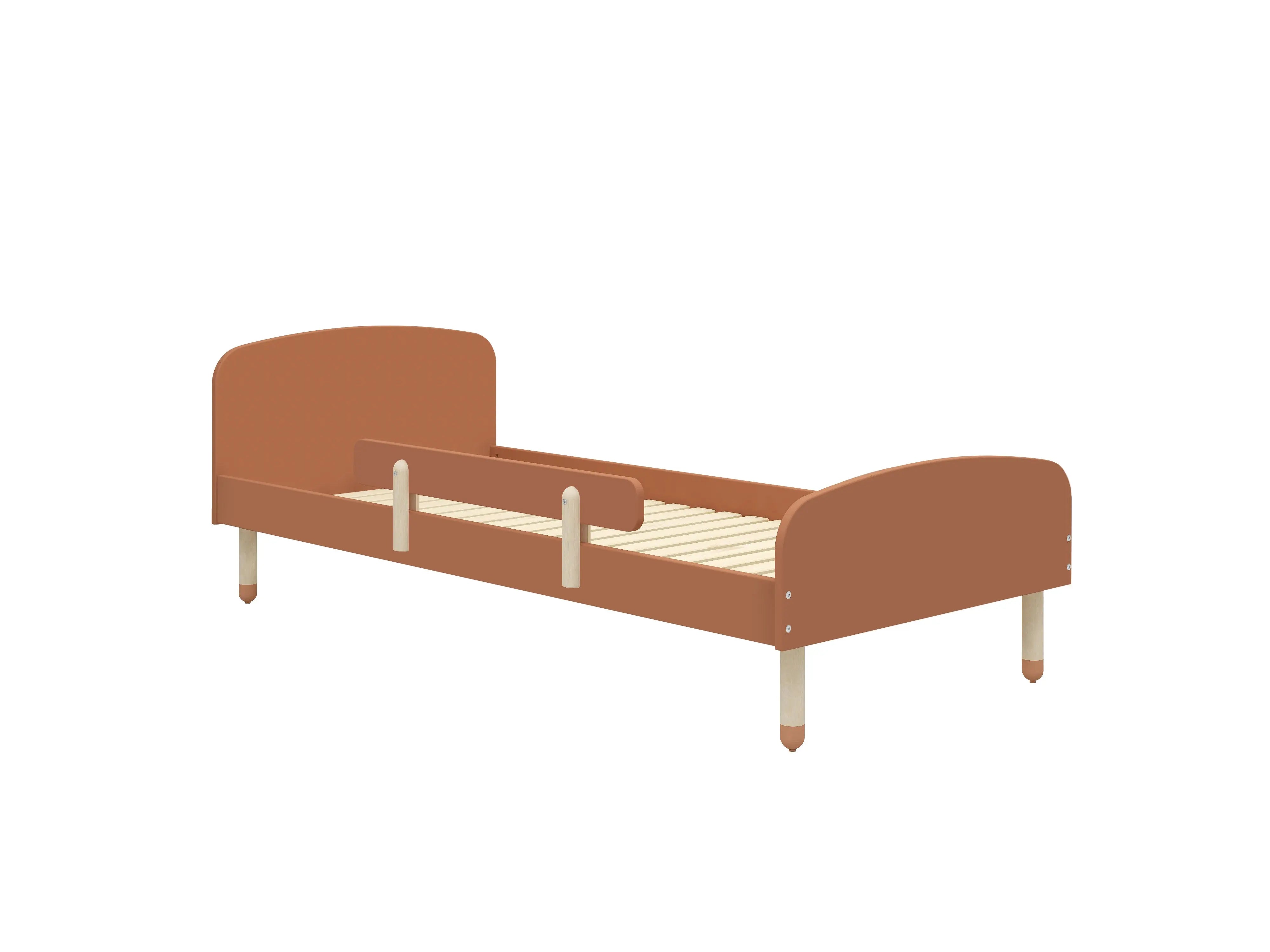 Single Bed w. safety rail SINGLE_BED 190 flexa-com.myshopify.com