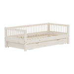 Single Bed with Guest Bed, 90x200 cm, White SINGLE_BED 200 flexa-com.myshopify.com