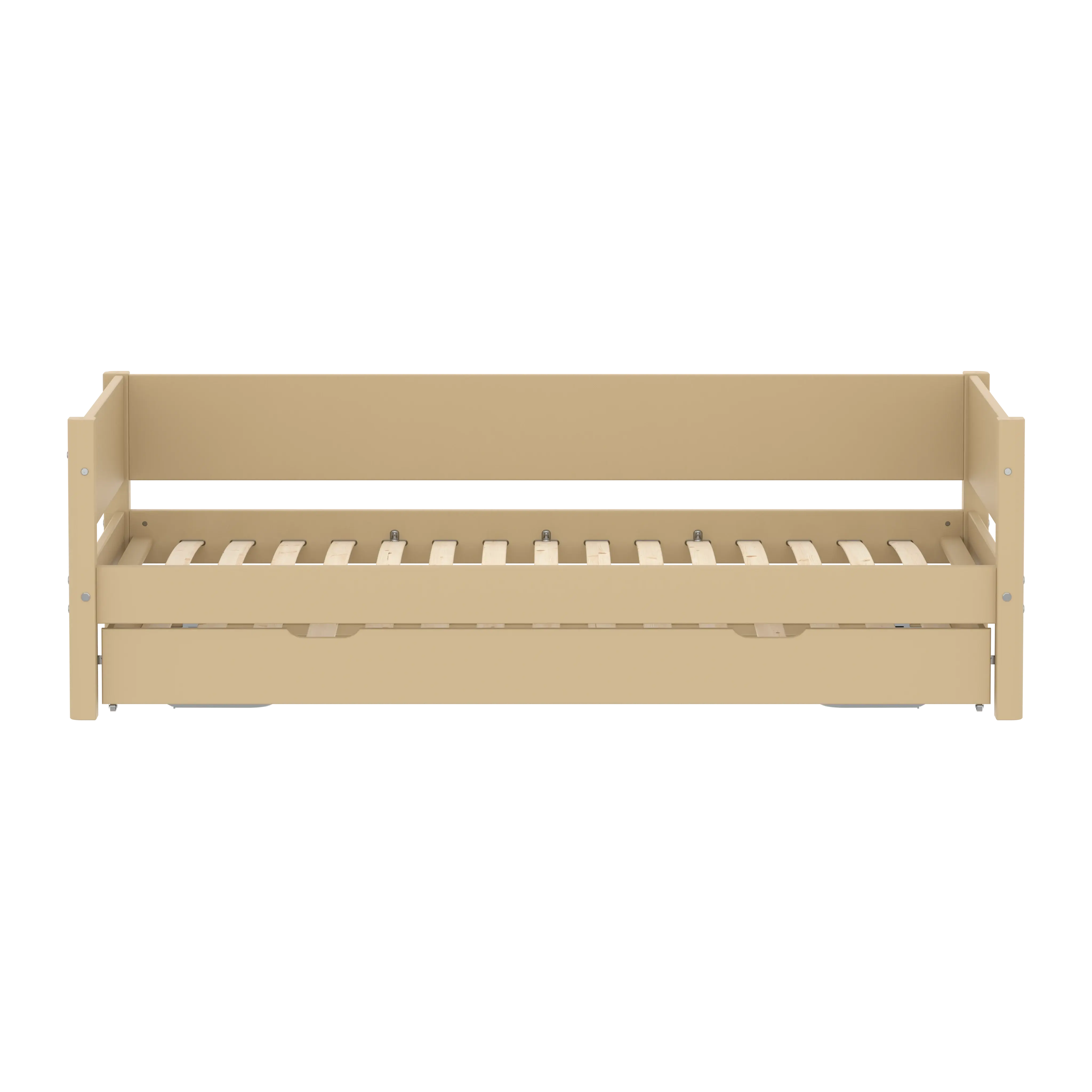 Single Bed with Pull-out Bed, 90x200 cm, Sand SINGLE_BED 200 flexa-com.myshopify.com