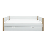 Single Bed with Pull-out Bed, 90x200 cm, White/Oak SINGLE_BED 200 flexa-com.myshopify.com