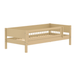 Single Bed with Safety Rail, 90x200 cm, Sand SINGLE_BED 90X200 flexa-com.myshopify.com