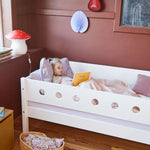 Single Bed with Safety Rail, 90x200 cm, White SINGLE_BED 200 flexa-com.myshopify.com