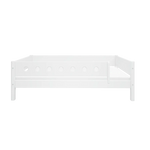 Single Bed with Safety Rail, 90x200 cm, White SINGLE_BED 200 flexa-com.myshopify.com