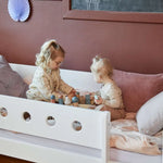 Single Bed with Safety Rail, 90x200 cm, White SINGLE_BED 200 flexa-com.myshopify.com