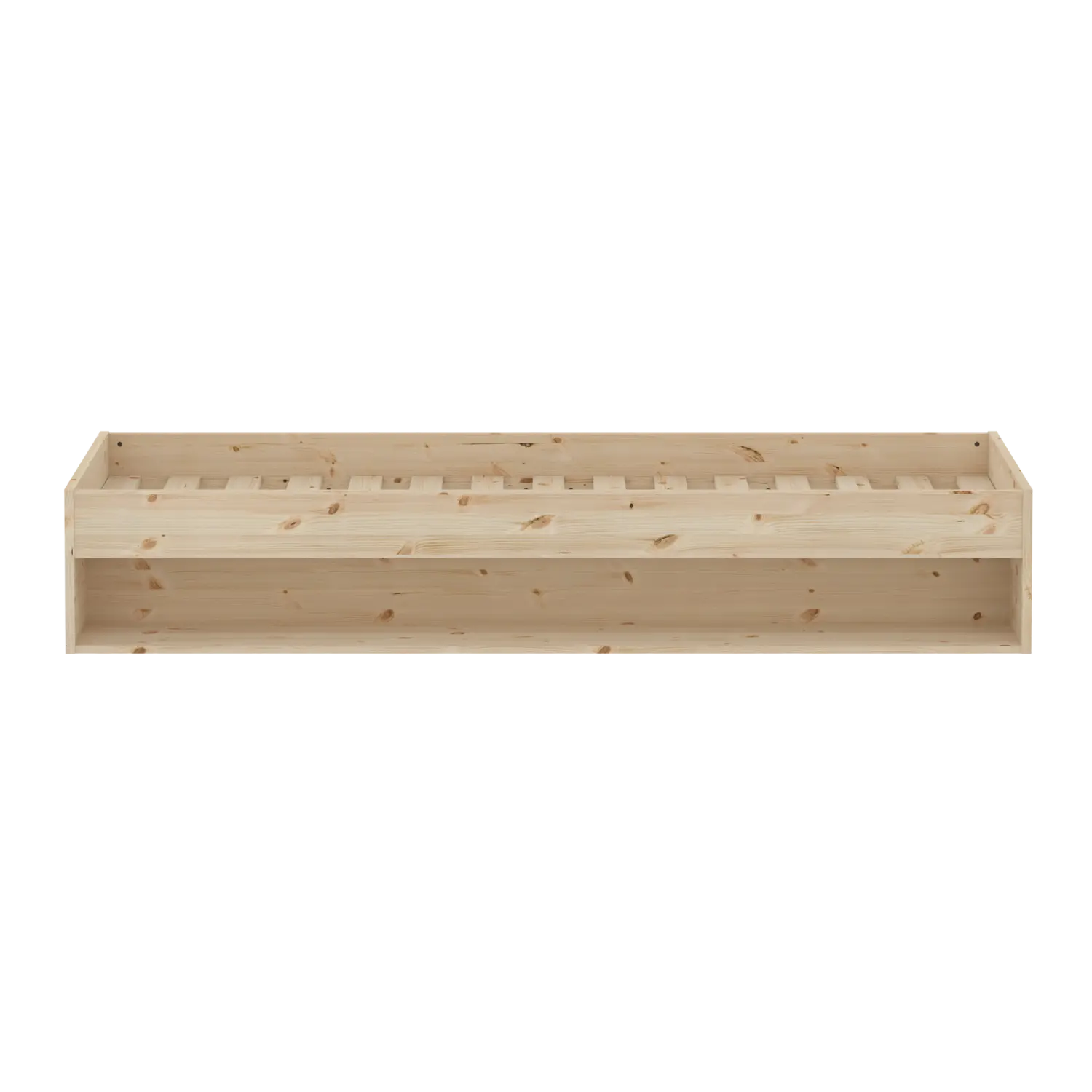 Single Bed with Shelf, 90x200 cm, Pine SINGLE_BED 200 flexa-com.myshopify.com
