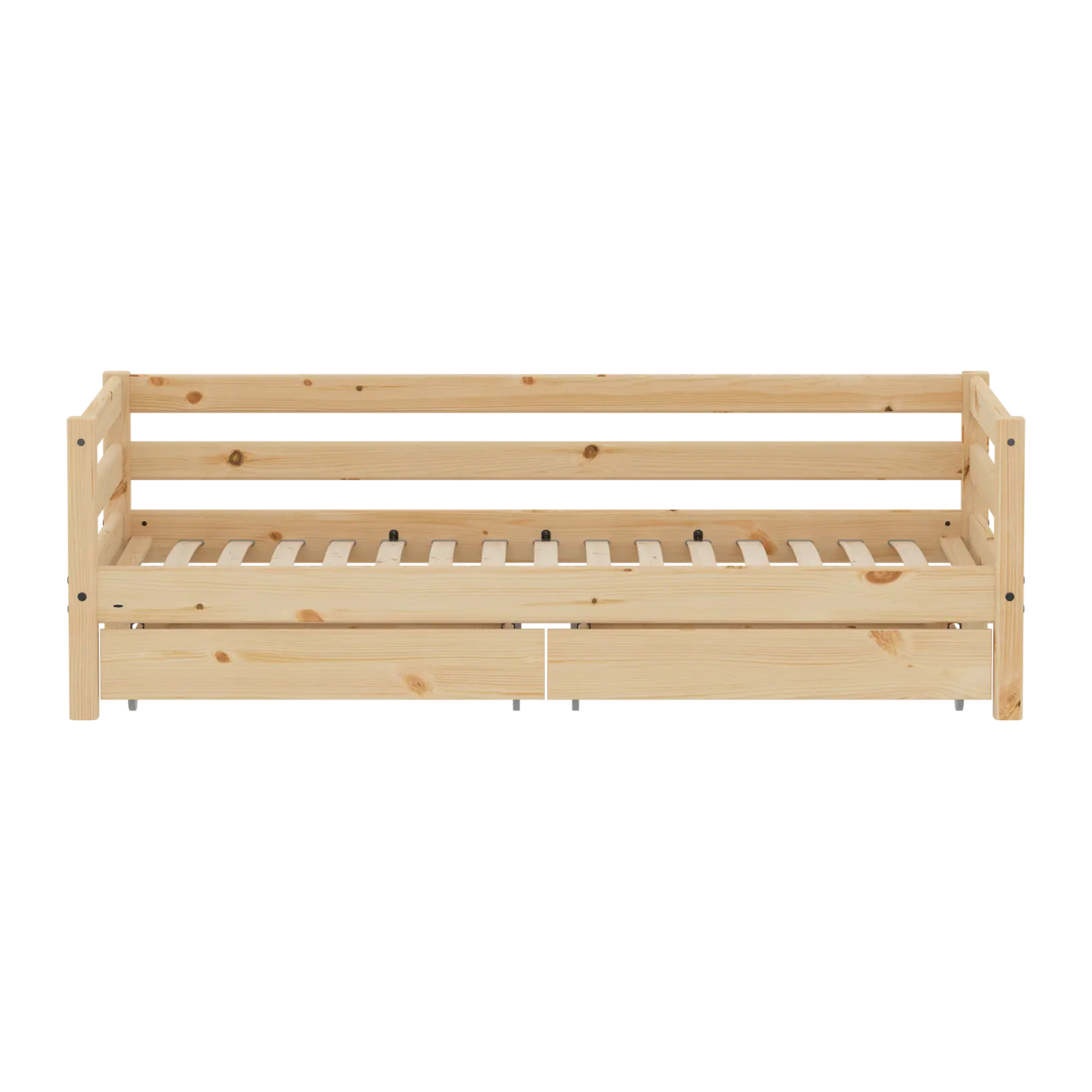 Single Bed with Storage, 90x200 cm, Pine SINGLE_BED 200 flexa-com.myshopify.com