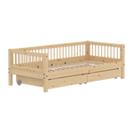 Single Bed with Storage, 90x200 cm, Pine SINGLE_BED 200 flexa-com.myshopify.com