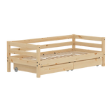 Single Bed with Storage, 90x200 cm, Pine SINGLE_BED 200 flexa-com.myshopify.com