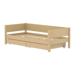 Single Bed with Storage, 90x200 cm, Sand SINGLE_BED 200 flexa-com.myshopify.com