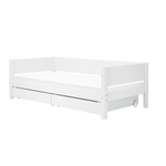 Single Bed with Storage, 90x200 cm, White SINGLE_BED 200 flexa-com.myshopify.com