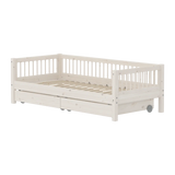 Single Bed with Storage, 90x200 cm, White SINGLE_BED 200 flexa-com.myshopify.com