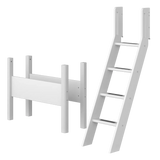 Slanting Ladder and Legs for High Bed 143 cm, 90 cm, White LADDER_LEGS ACTIVE flexa-com.myshopify.com