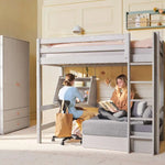 Sofa Module for High Bed 184 cm, 77x180 cm, Grey ACCESSORIES ACTIVE flexa-com.myshopify.com