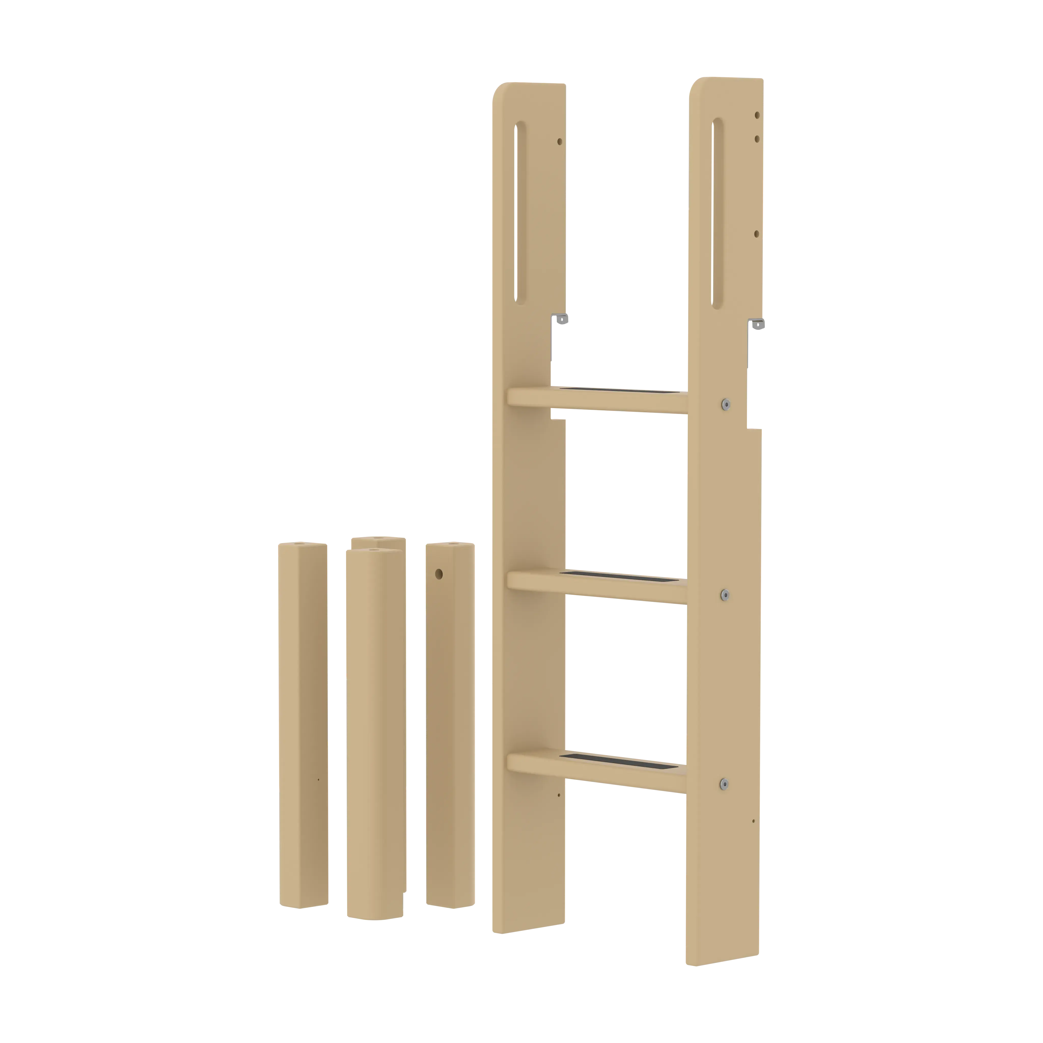 Straight Ladder and Legs for High Bed 120 cm, Sand LADDER_LEGS _badge_new_in flexa-com.myshopify.com