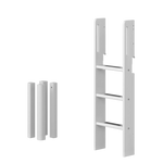 Straight Ladder and Legs for High Bed 120 cm, White LADDER_LEGS ACTIVE flexa-com.myshopify.com