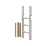 Straight Ladder and Legs for High Bed 120 cm, White/Oak LADDER_LEGS ACTIVE flexa-com.myshopify.com