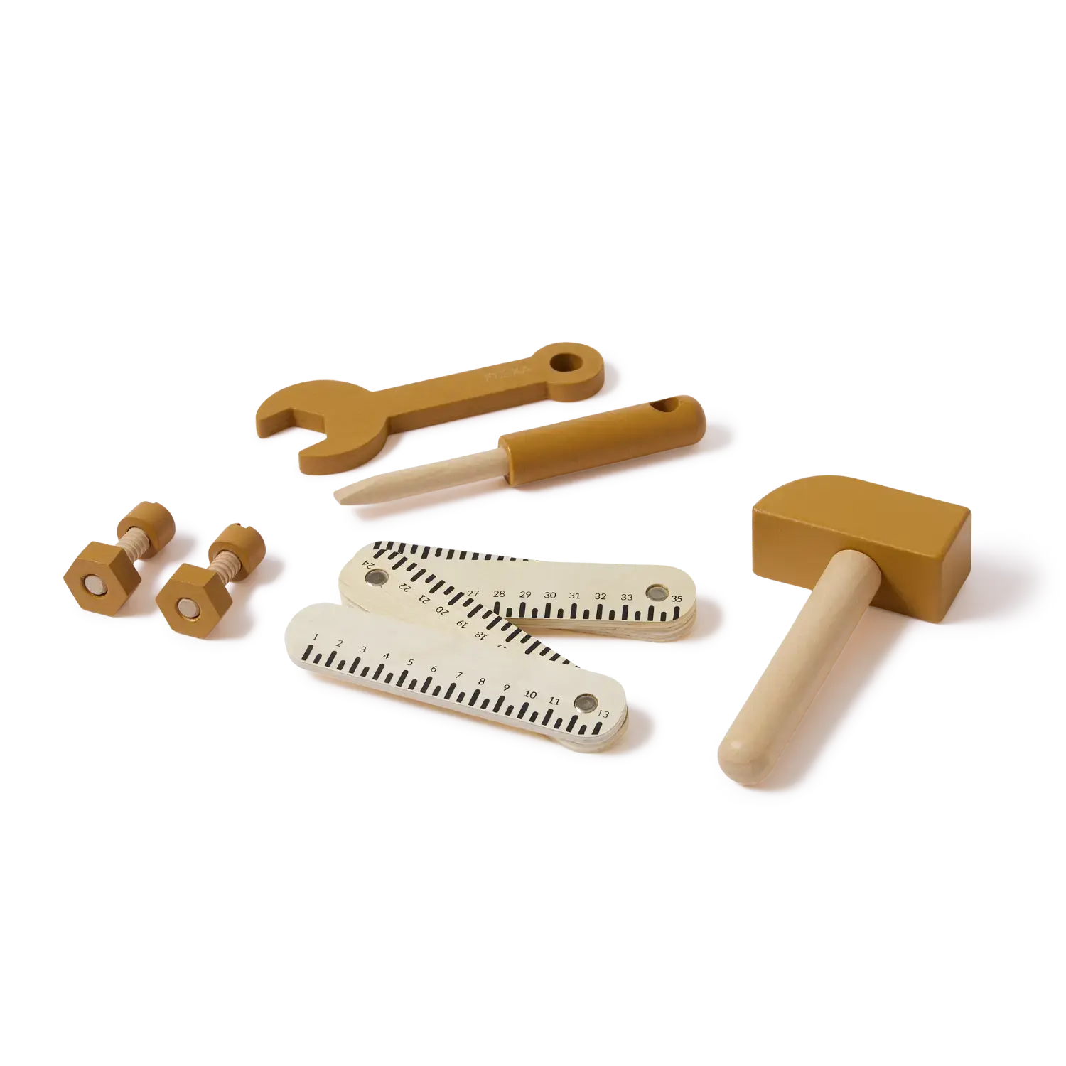 Tool set, 8 pcs, Handpainted, Yellow PLAY ACTIVE flexa-com.myshopify.com