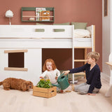 Treehouse Bed Fronts, Oak frame, WHITE & NOR ACCESSORIES ACTIVE flexa-com.myshopify.com