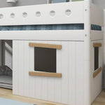 Treehouse Bed Fronts, Oak frame, WHITE & NOR ACCESSORIES ACTIVE flexa-com.myshopify.com