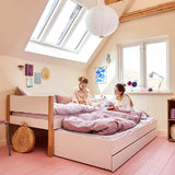 Trundle Pull-out Bed, 90x190 cm, White ACCESSORIES 190 flexa-com.myshopify.com