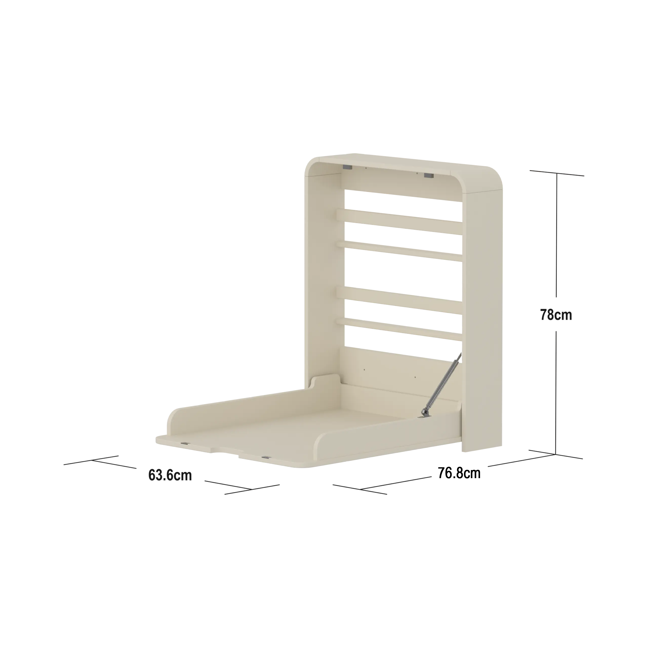 Wall Hanging Changing Unit, Cream BABY ACTIVE flexa-com.myshopify.com